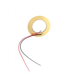 Piezoelectric Ceramic Copper Buzzer Passive Piezo Disc 12mm, 15mm to 50mm Gold