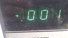 QTY=1 DT-1707C TUNG-SOL GREEN Digivac Seven Segment display Tube TESTED