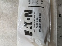 Eaton FL27K65 Type K Fitall Fuse Link 65A 27kV Cooper Power Kearney Industrial