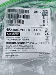 New! Siemens 6FX8002-2CH00-1AJ0 MOTION-CONNECT 800Plus Signal Cable *WARRANTY*