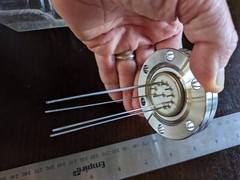 VACGEN, 11 pin instrumentation vacuum feedthrough.