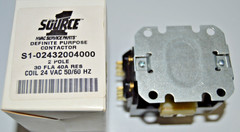 1-SOURCE 1239 S1-02432004000 Contactor 2-Pole, 30FLA 24V Coil 50/60HZ, NEW