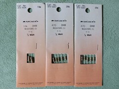 31 ARCHER RADIO SHACK NOS DIODES RESISTORS LEDS REGULATORS CAPACITORS MORE VTG.