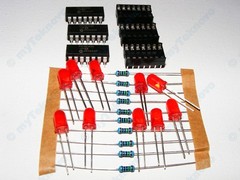 3x Bundle PIC16F630-I/P IC MCU + 3x IC Sockets + 20x LED Resistor Pack 5V – USA