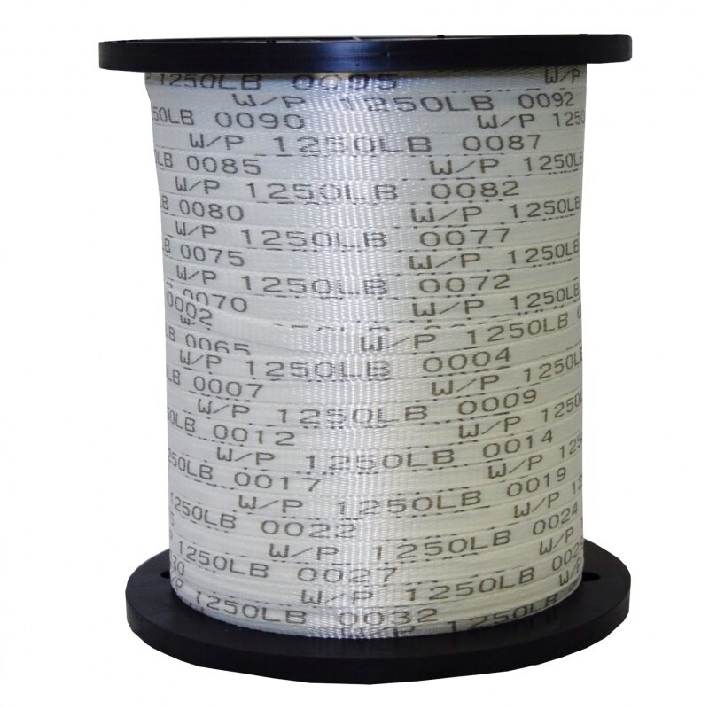 USA Made 1/2″ x 1000′ 1250 Lb Polyester Pull Tape / Pulling Tape