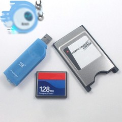 Reader 128MB/256MB/512MB/1G/2G CF Compact Flash Card+CF-PCMCIA Adapter+SSK