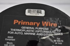 East Penn Primary Wire General Purpose 16 Gauge x 100′ Red 60V Thermoplastic