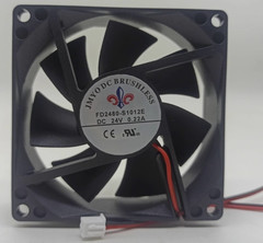 JMYO FD2480-S1012E DC24V 0.22A 8CM 8025 2PIN Inverter Industrial Cooling Fanamk