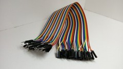 40 Pack 30cm 12” Row 2.54mm Male Female Dupont Cable 40 Jumper Wire for Arduino