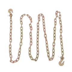 1/4 12′ G70 Truck Drag Chain J-Hooks V-Chain Flatbed Truck