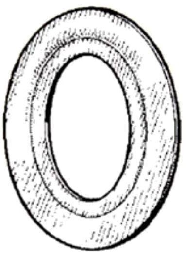 Mulberry 40016, 2×3/4″ Reducing Washer, 1 pc
