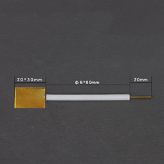 0.1-0.2mm Gold Au Electrode Holder Purity 99.99% Gold Sheet Plate Electrode