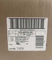 Leviton 033-49FR2-XR 49 Series 1000V 1135A Single Pole Female Receptacle Red