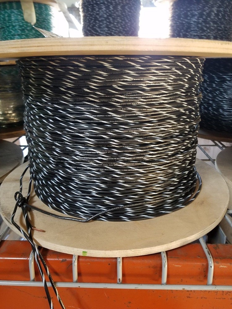 CLM 41103-09-08 14 AWG MTW CABLE – Black – 2500′ Foot Spool