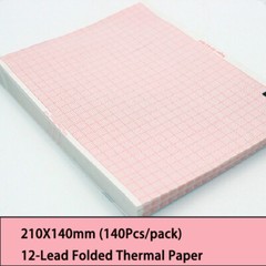 140Pcs/1Pack 12 Lead ECG Thermal Paper ECG printing paper 210mmx140mm-20m