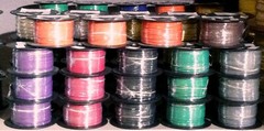 500 FT TFFN/TEWN WIRE. 18AWG STRANDED BC 600 VOLT. MADE IN USA. 7 COLORS AVAIL