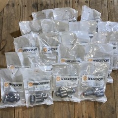 NOS Bridgeport 14/2 to 10/3 3/8” FMC EZ Lock Connector Snap-In (LOT OF 19)