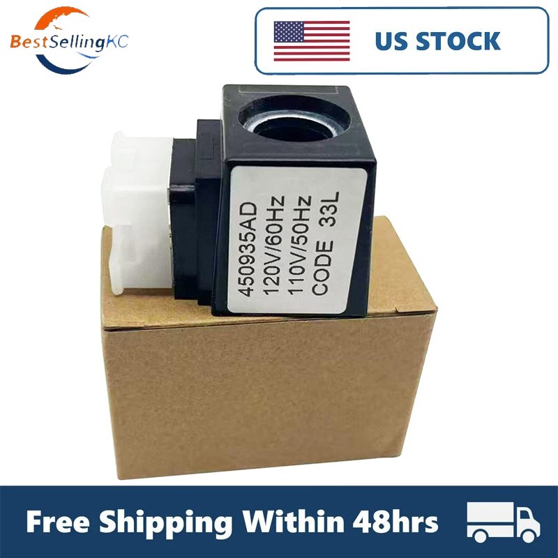 450935AD Solenoid Valve Coil, 110VAC Replacement Electromagnetic Valve Assembly