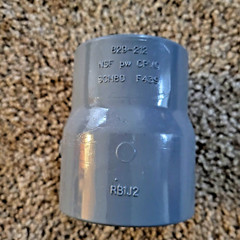 Spears Lot of 12, PVC Slip Reducer coupling-829-212, 1 1/2″ x 1 1/4″ NEW