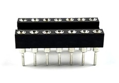5PCS CD4011BE CD4011 CMOS Quad 2-Input NAND Gate + Sockets