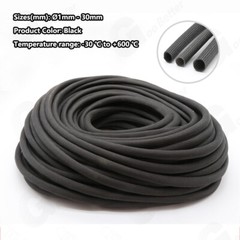 Ø1-30mm Heat Resistant Black Sleeving Cable Wire High Temperature Component Lead