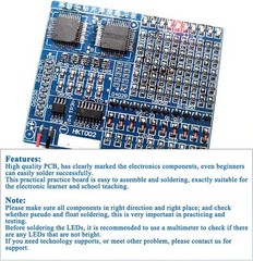 SMD/SMT Components Soldering Practice Board Electronic Project Kits DIY