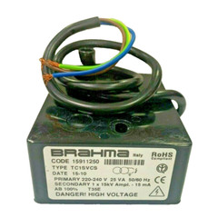BRAHMA Ignition Transformer Type TC1SVCS Code 15911250 220-240V 50/60 Hz 25 VA