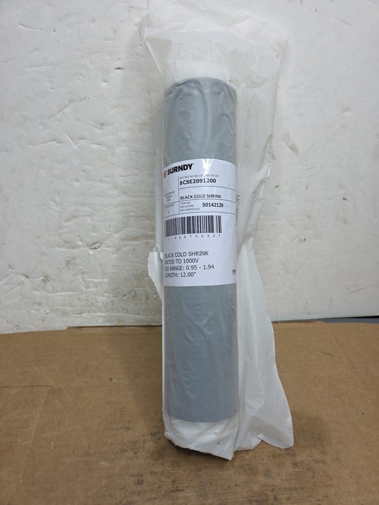 BCSE2091200 COLD SHRINK SPLICE 1000V OD RANGE 0.95-1.94″ 12″ LONG 450-800MCM
