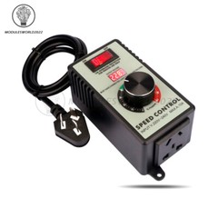 4000W Electronic Voltage Regulator Stepless AC Motor Speed Controller 110V/220V