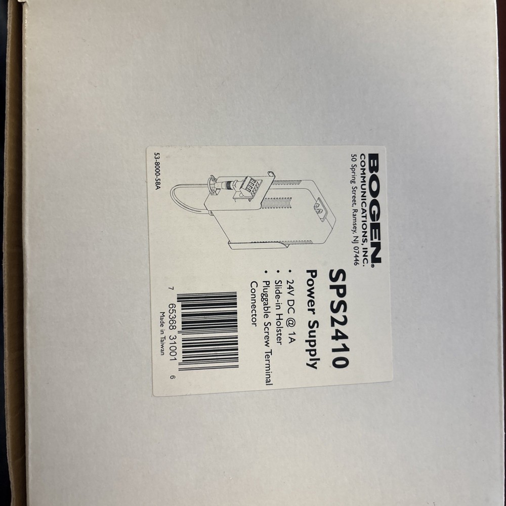 NEW Bogen SPS2410 Power Supply