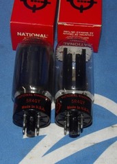 Lot of 2 NIB National Electronics 5R4GY Tubes + 90 Day Warranty