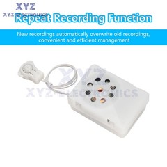 Stuffed Animal Sound Recorder Device 35 Seconds Button Sound Messages Voice Box