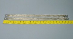 Lot of 2 Nvent MBJ25-500-10 Eriflex Grounding & Bonding Braid Tinned Copper