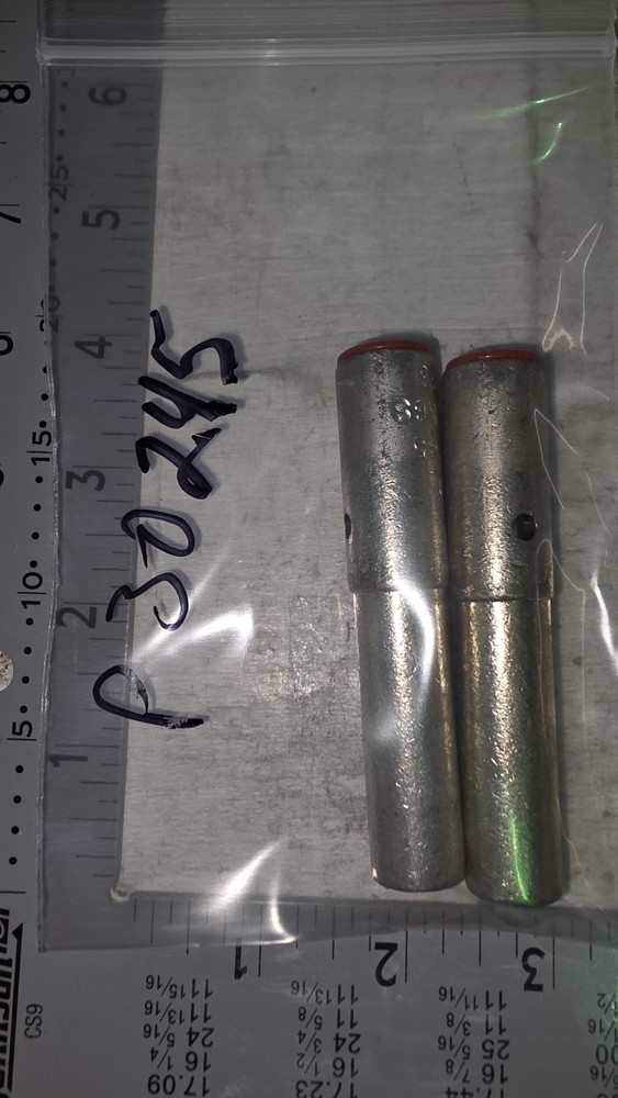 Hastings P30245 Grounding 1/0 Cable Ferrule for Compression Terminals Lot Of 2