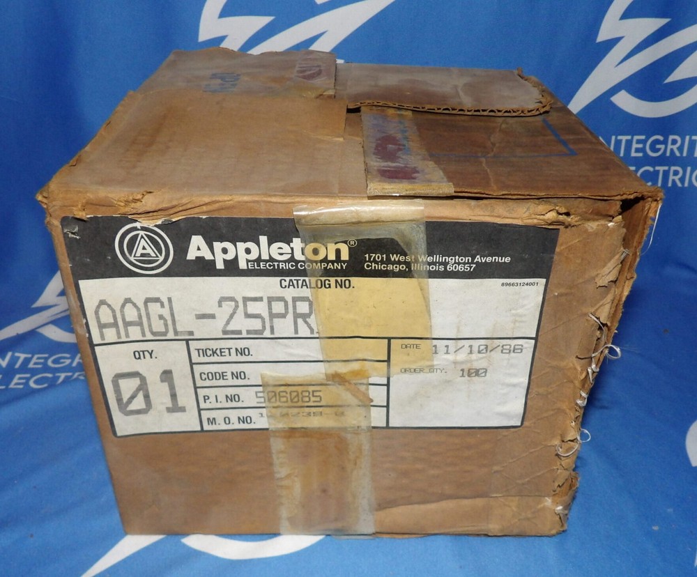 NIB Appleton AAGL-25PR Prismatic Globe + 1 Year Warranty