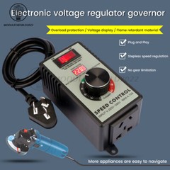 4000W Electronic Voltage Regulator Stepless AC Motor Speed Controller 110V/220V