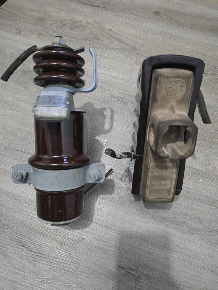 GE Chocolate Box Fused Cutout and Hubbard Autogap Arrester
