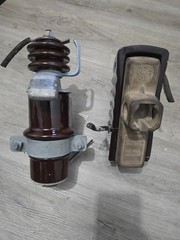 GE Chocolate Box Fused Cutout and Hubbard Autogap Arrester
