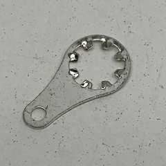 (50-Pack) Solder Tab Ground Terminal Lockwasher Lock Washer Lug #10 Stud 1/4″ ID