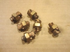 Square D C-4 split bolt connectors 8 to 4 sol 6 pcs