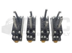 LOT OF 4 OMRON PYF08A RELAY SOCKET 7A 250V