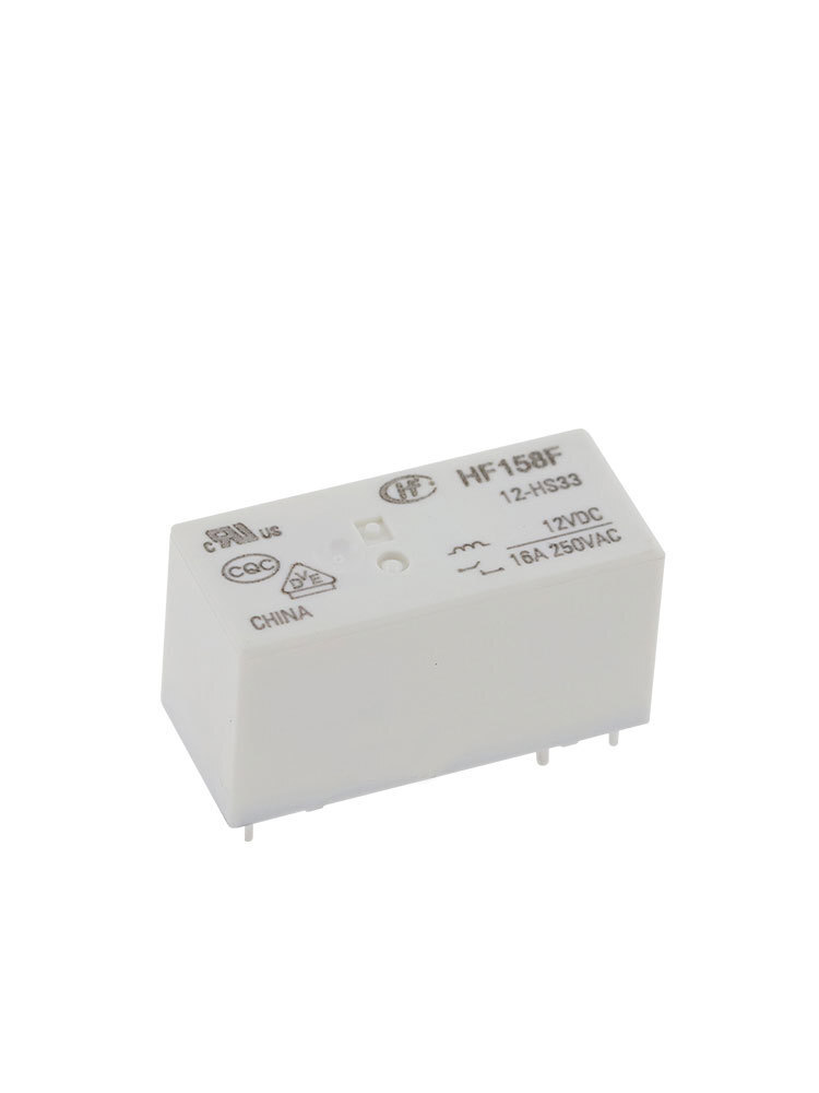 10PCS relay HF158F 12-HS33 12VDC 6PIN 16A —