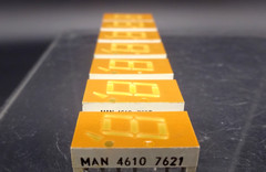 7Pc MAN4610A 7-Segment LED Display Orange Common-Cathode RHD QT