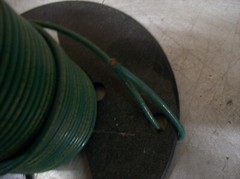#19) NEW Spool of Electric Wire – 12 Guage Solid 40′ Yellow