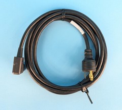 LOT OF 10 L6-20 TO RIGHT ANGLE C15 SERVER POWER CORDS: 250v, 12’ |010-7246916