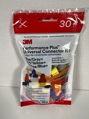 3M Performance Plus Universal Wire Connector Blue/Gray, Red/Yellow 30Pk Lot (6x)