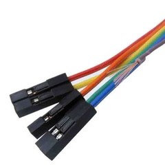 DuPont 2.54 40P Rainbow Cable Ribbon Female to Female/Male 10-100CM Jumper Wire