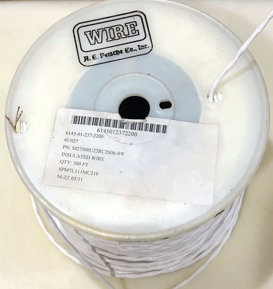 Thermax MIL-27500 Wire (M27500 Cable) – Part No. M27500U22RC2S06-0/9