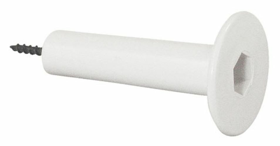 WDSWS Garvin white low voltage distribution spool with wood screw