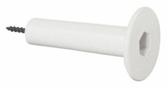 WDSWS Garvin white low voltage distribution spool with wood screw
